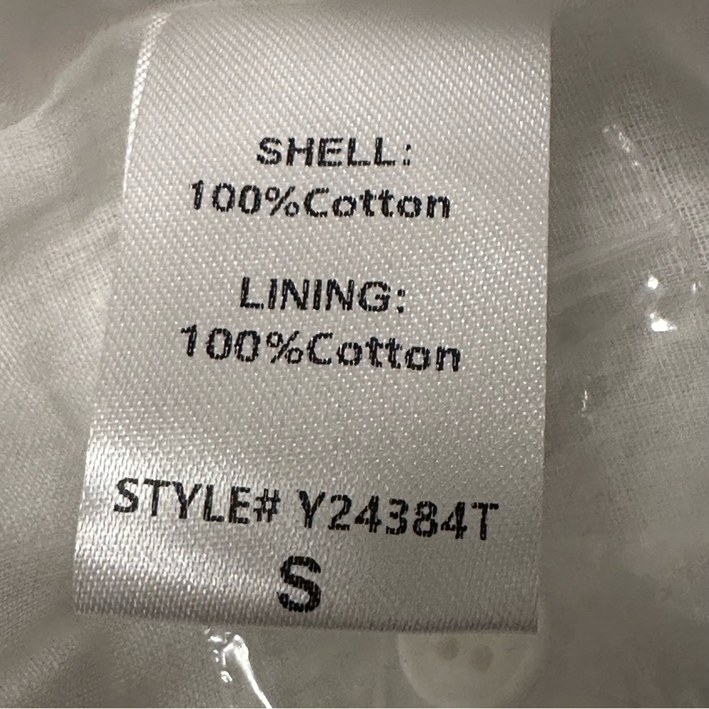 Tuckernuck Stone White Linen Palmerston Dress Sz: Small - Picture 9 of 11
